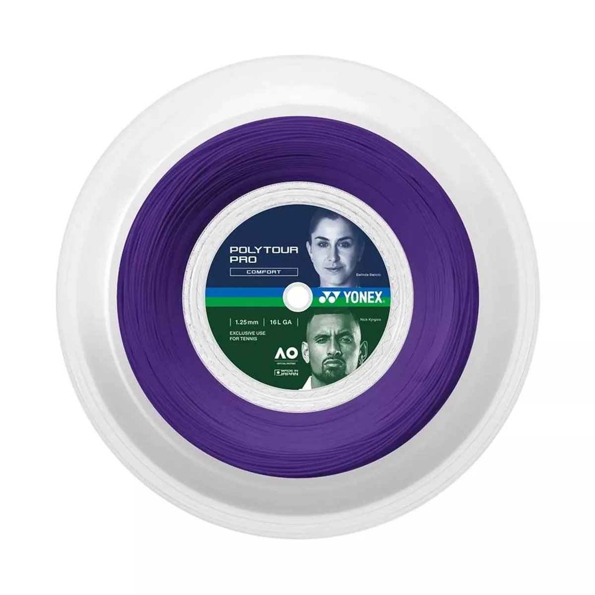 Yonex Poly Tour Pro Saitenrolle Violett 200 m