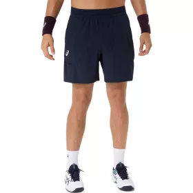 Asics Match Laser Cut Tennisshorts Marineblau