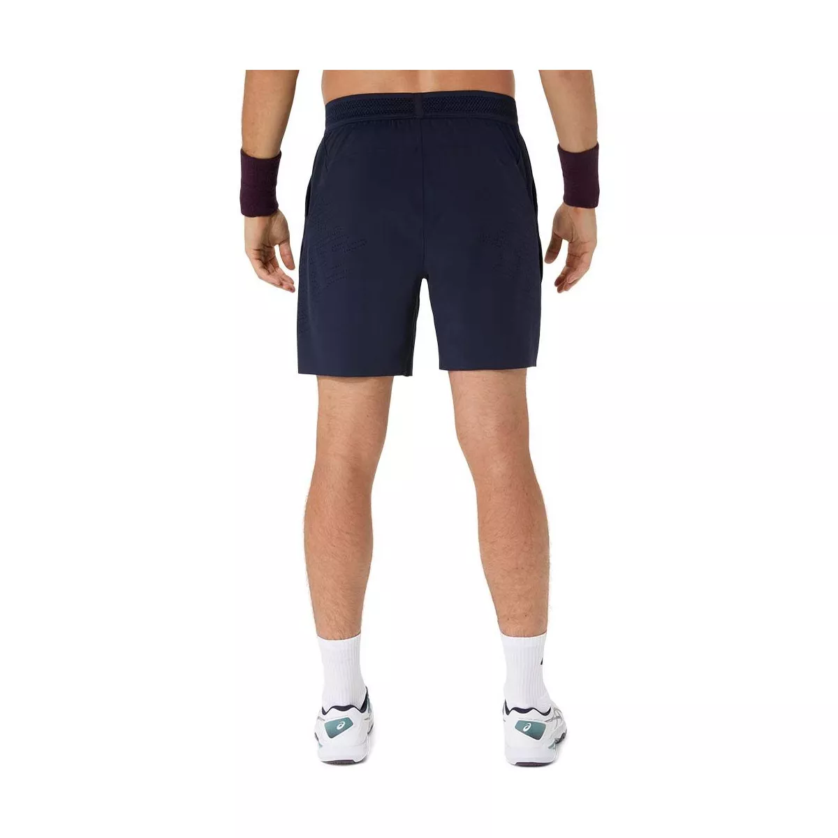 Asics Match Laser Cut Tennisshorts Marineblau