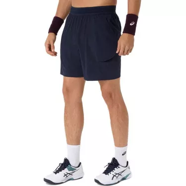 Asics Match Laser Cut Tennisshorts Marineblau