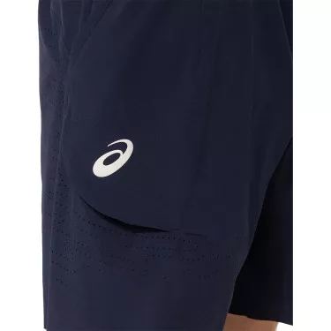 Asics Match Laser Cut Tennisshorts Marineblau