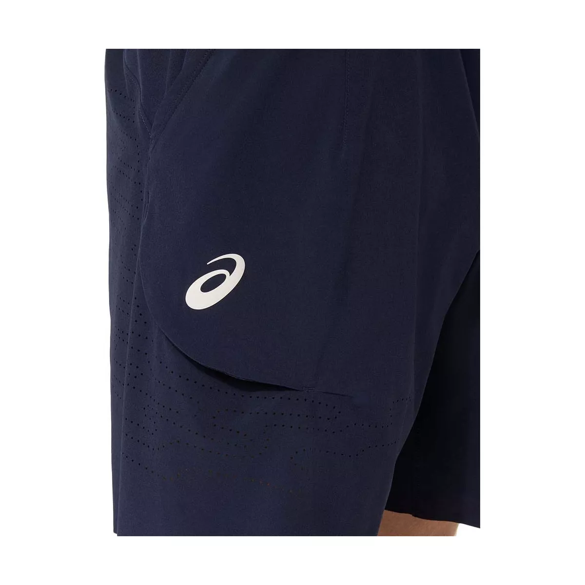 Asics Match Laser Cut Tennisshorts Marineblau