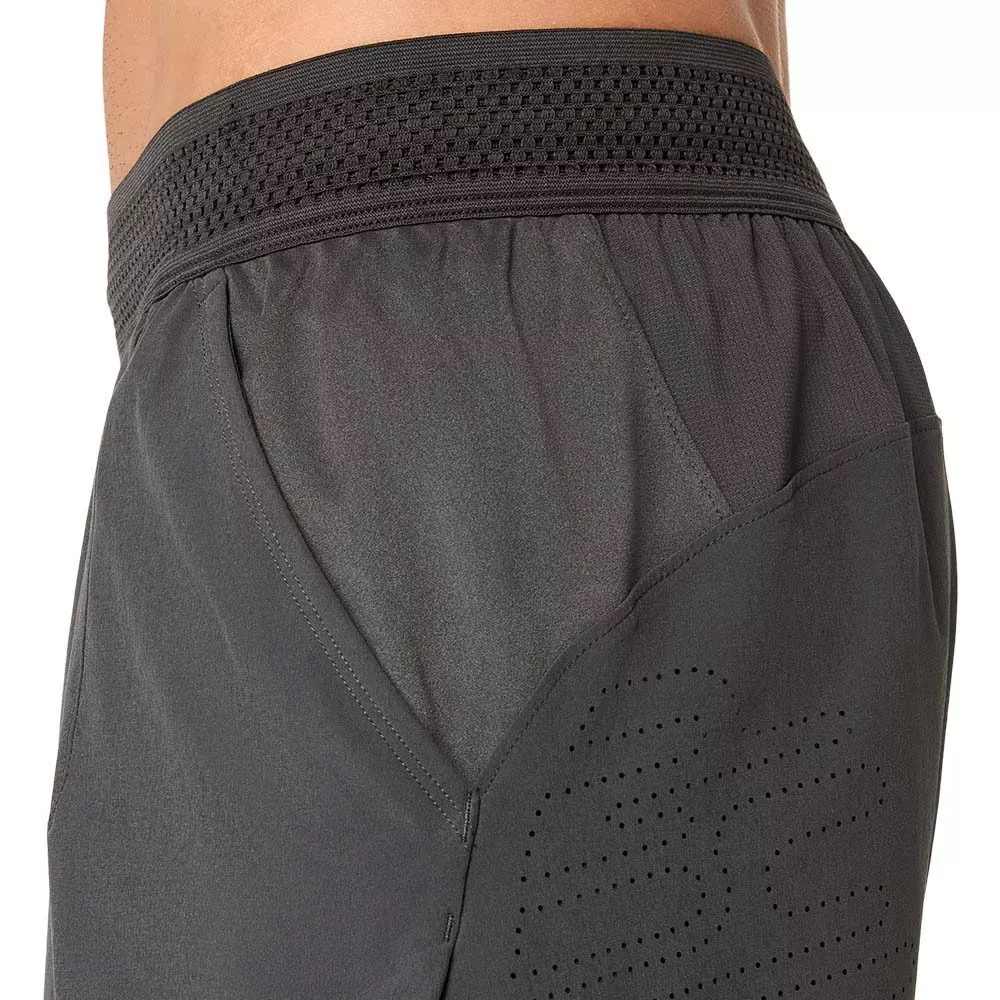 Asics Match Laser Cut Tennisshorts Grau