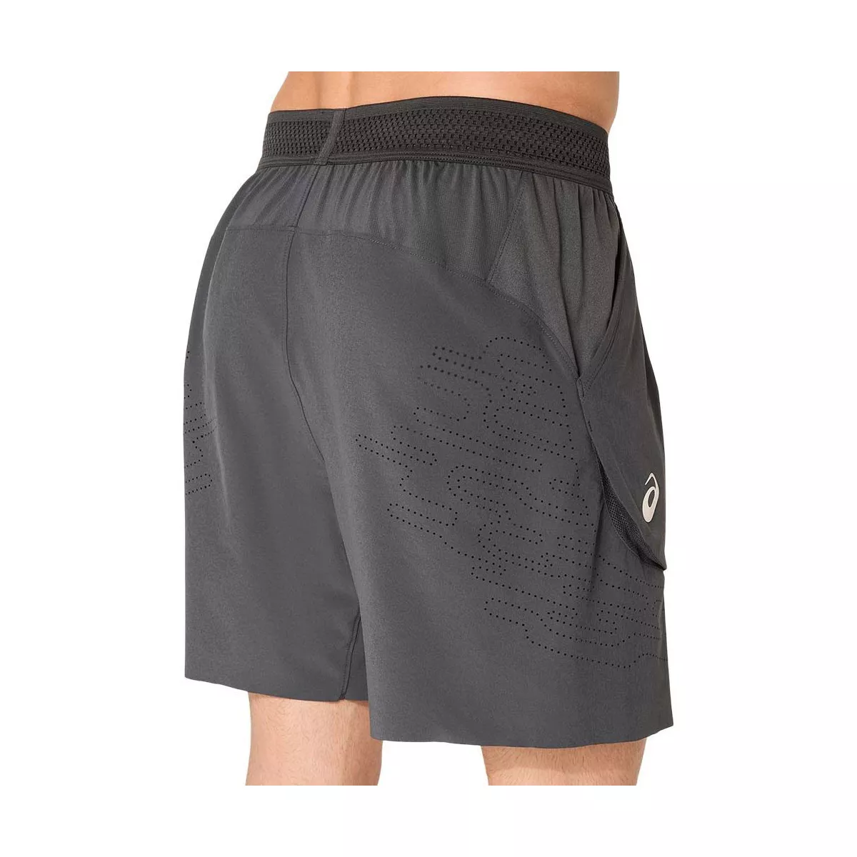 Asics Match Laser Cut Tennisshorts Grau
