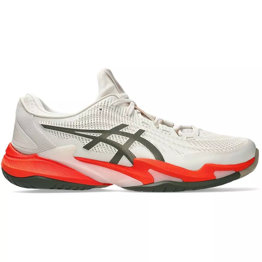 Asics Gel Court FF 3 Tennisschuhe Wei&szlig; / Orange