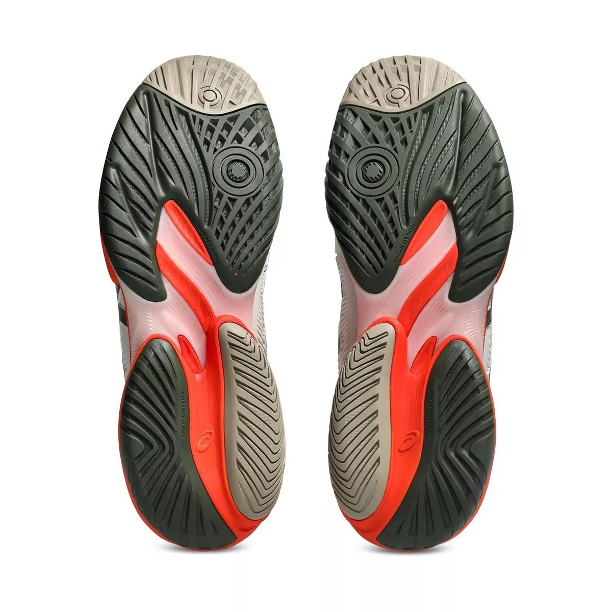 Asics Gel Court FF 3 Tennisschuhe Wei&szlig; / Orange