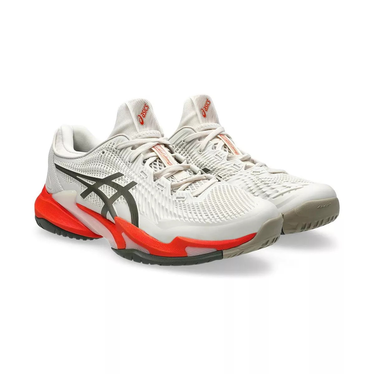 Asics Gel Court FF 3 Tennisschuhe Wei&szlig; / Orange