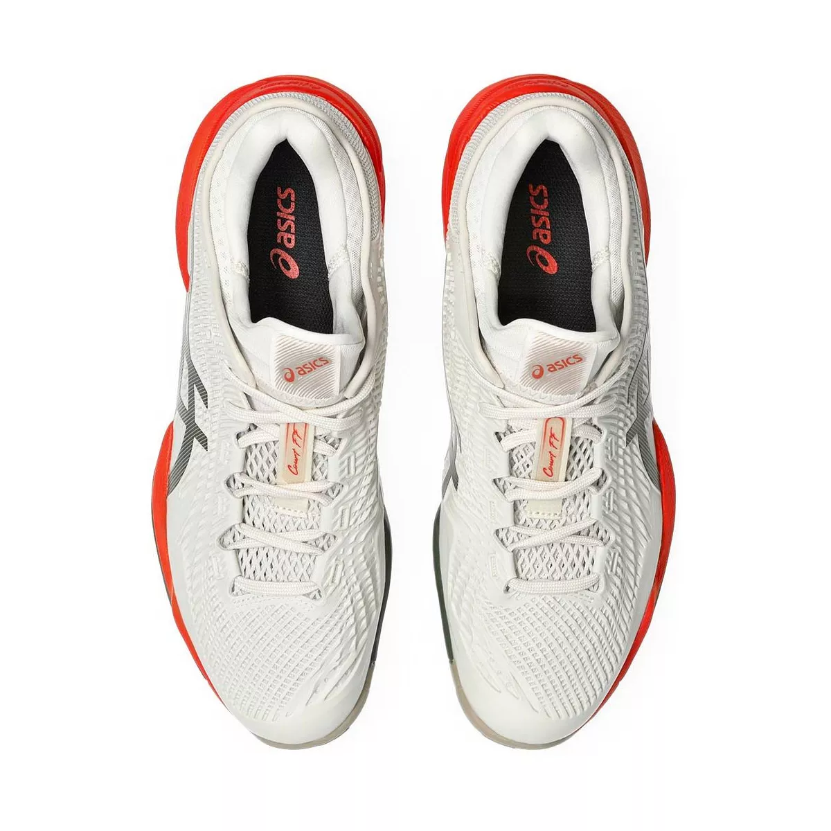 Asics Gel Court FF 3 Tennisschuhe Wei&szlig; / Orange