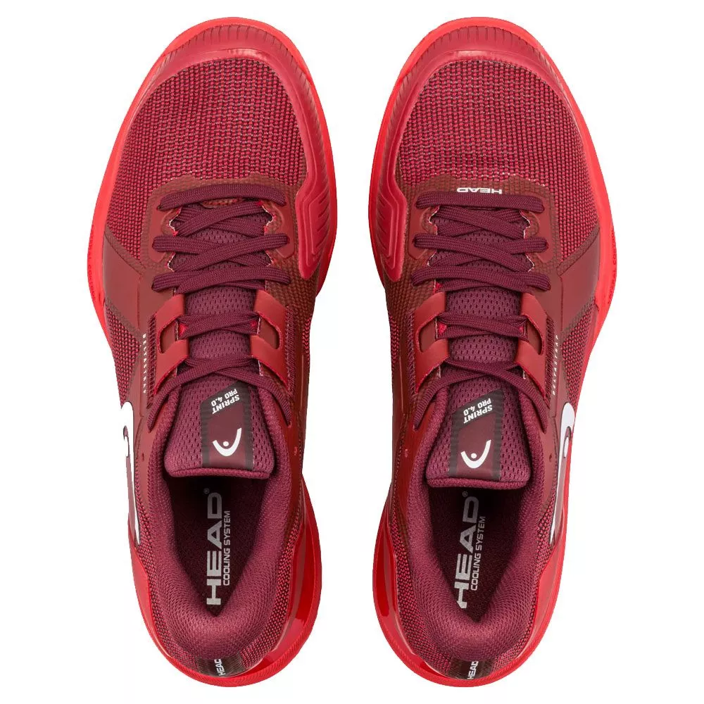 Head Sprint Pro 4.0 Tennisschuhe Rot / Dunkelrot