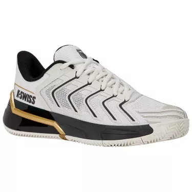K-Swiss Ultrashot 4 Tennisschuhe Sandplatz Wei&szlig; / Schwarz / Gold