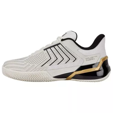 K-Swiss Ultrashot 4 Tennisschuhe Sandplatz Wei&szlig; / Schwarz / Gold
