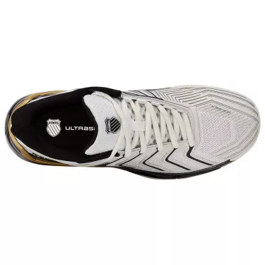 K-Swiss Ultrashot 4 Tennisschuhe Sandplatz Wei&szlig; / Schwarz / Gold