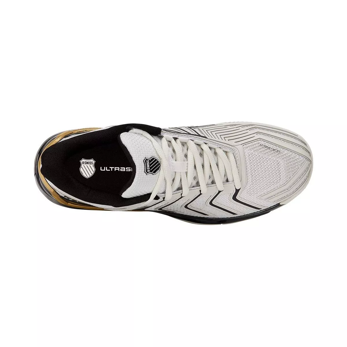 K-Swiss Ultrashot 4 Tennisschuhe Sandplatz Wei&szlig; / Schwarz / Gold