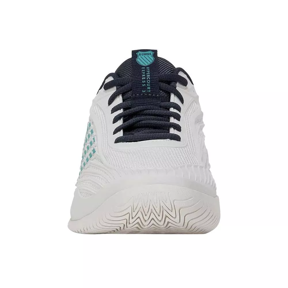 K-Swiss Hypercourt Express 3 Tennisschuhe Wei&szlig; / Grau / Blau