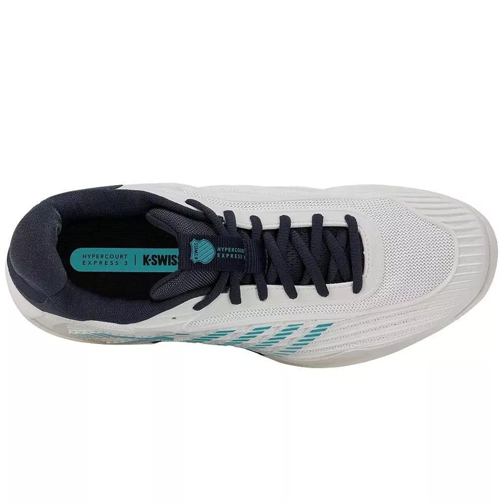 K-Swiss Hypercourt Express 3 Tennisschuhe Wei&szlig; / Grau / Blau
