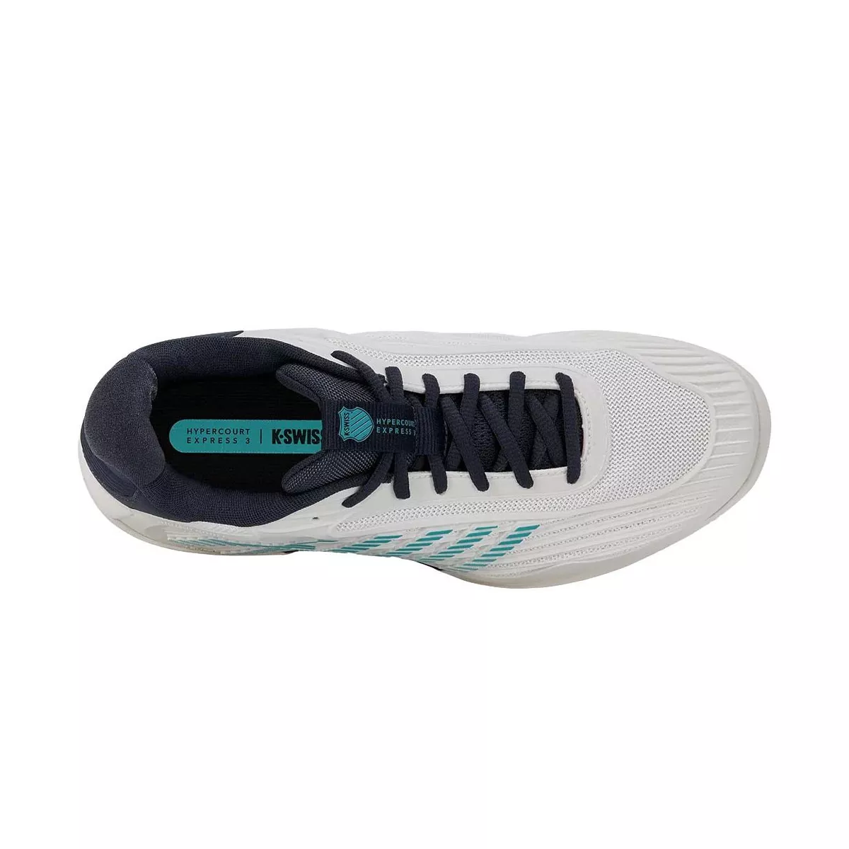 K-Swiss Hypercourt Express 3 Tennisschuhe Wei&szlig; / Grau / Blau