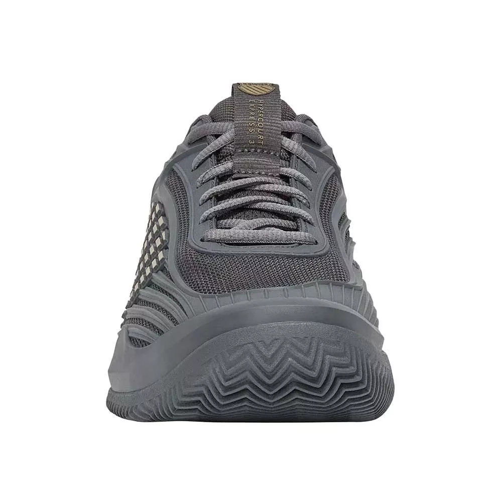 K-Swiss Hypercourt Express 3 Tennisschuhe Sandplatz Grau / Khaki