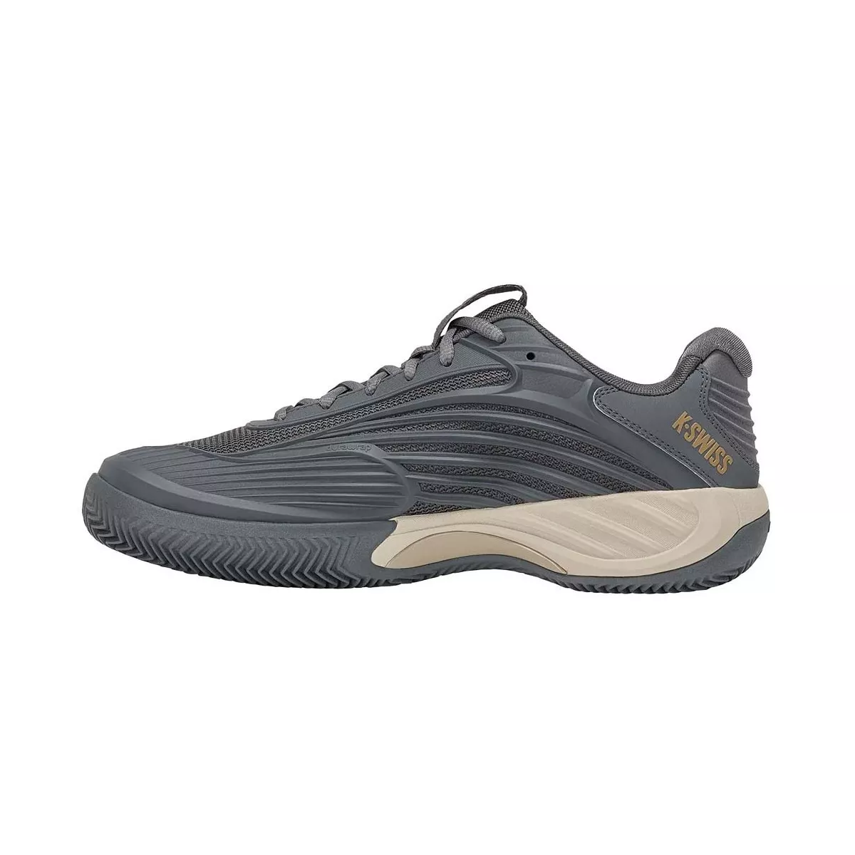 K-Swiss Hypercourt Express 3 Tennisschuhe Sandplatz Grau / Khaki