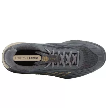 K-Swiss Hypercourt Express 3 Tennisschuhe Sandplatz Grau / Khaki