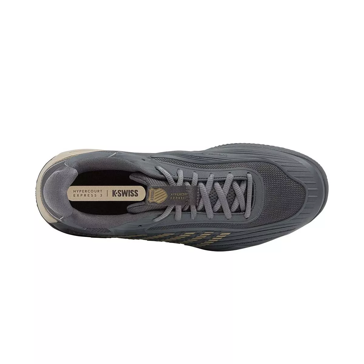 K-Swiss Hypercourt Express 3 Tennisschuhe Sandplatz Grau / Khaki