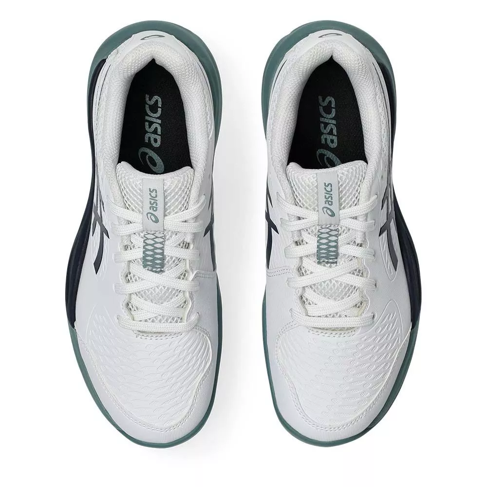 Asics Gel Resolution X GS Tennisschuhe Junior Wei&szlig; / Nachtblau