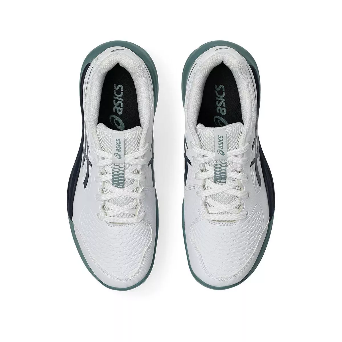 Asics Gel Resolution X GS Tennisschuhe Junior Wei&szlig; / Nachtblau