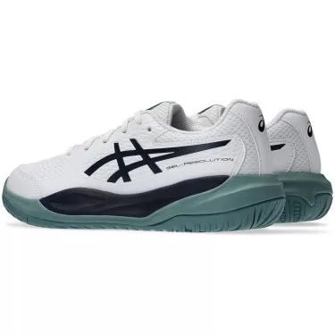 Asics Gel Resolution X GS Tennisschuhe Junior Wei&szlig; / Nachtblau