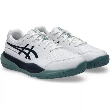 Asics Gel Resolution X GS Tennisschuhe Junior Wei&szlig; / Nachtblau