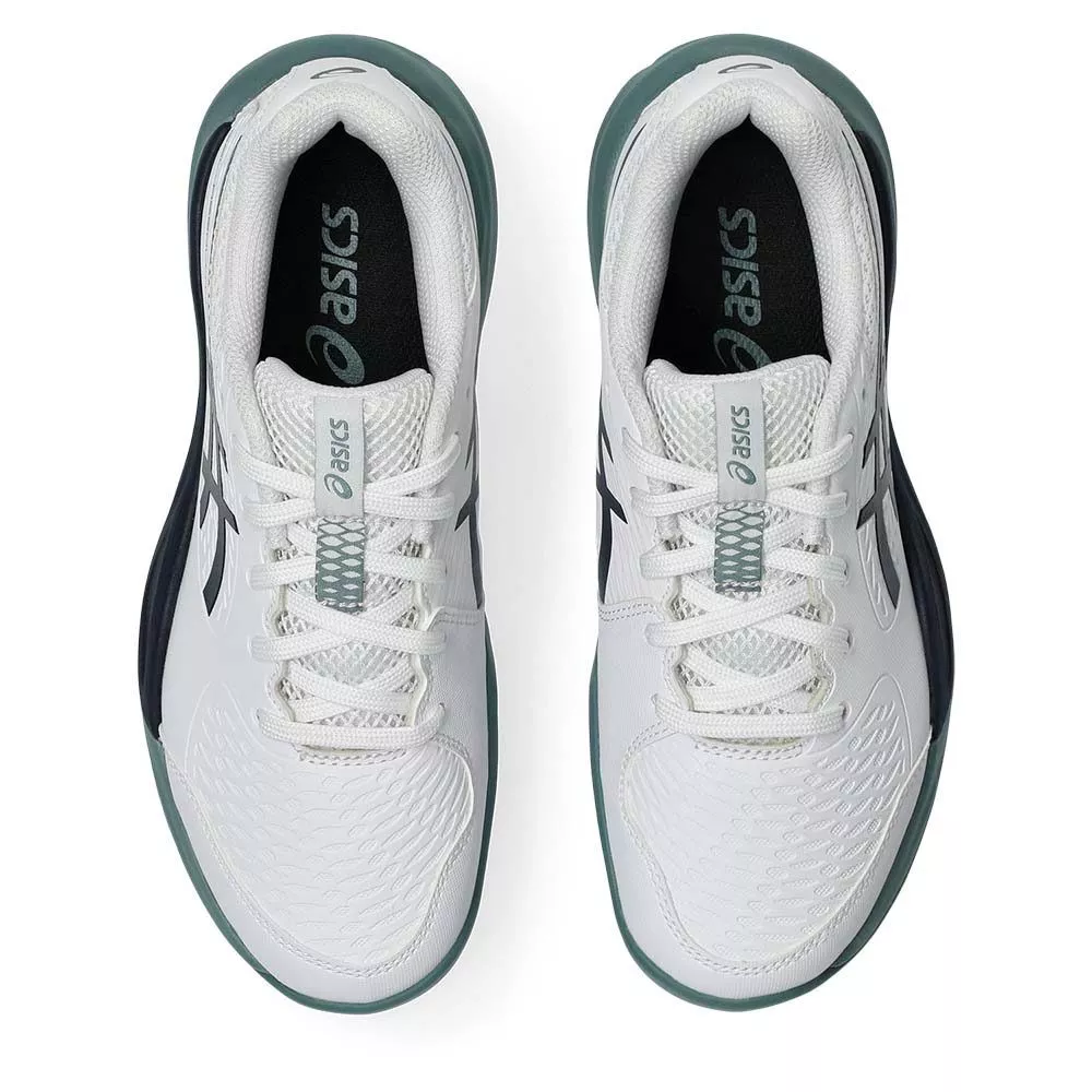 Asics Gel Resolution X GS Tennisschuhe Junior Wei&szlig; / Nachtblau