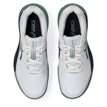 Asics Gel Resolution X GS Tennisschuhe Junior Wei&szlig; / Nachtblau