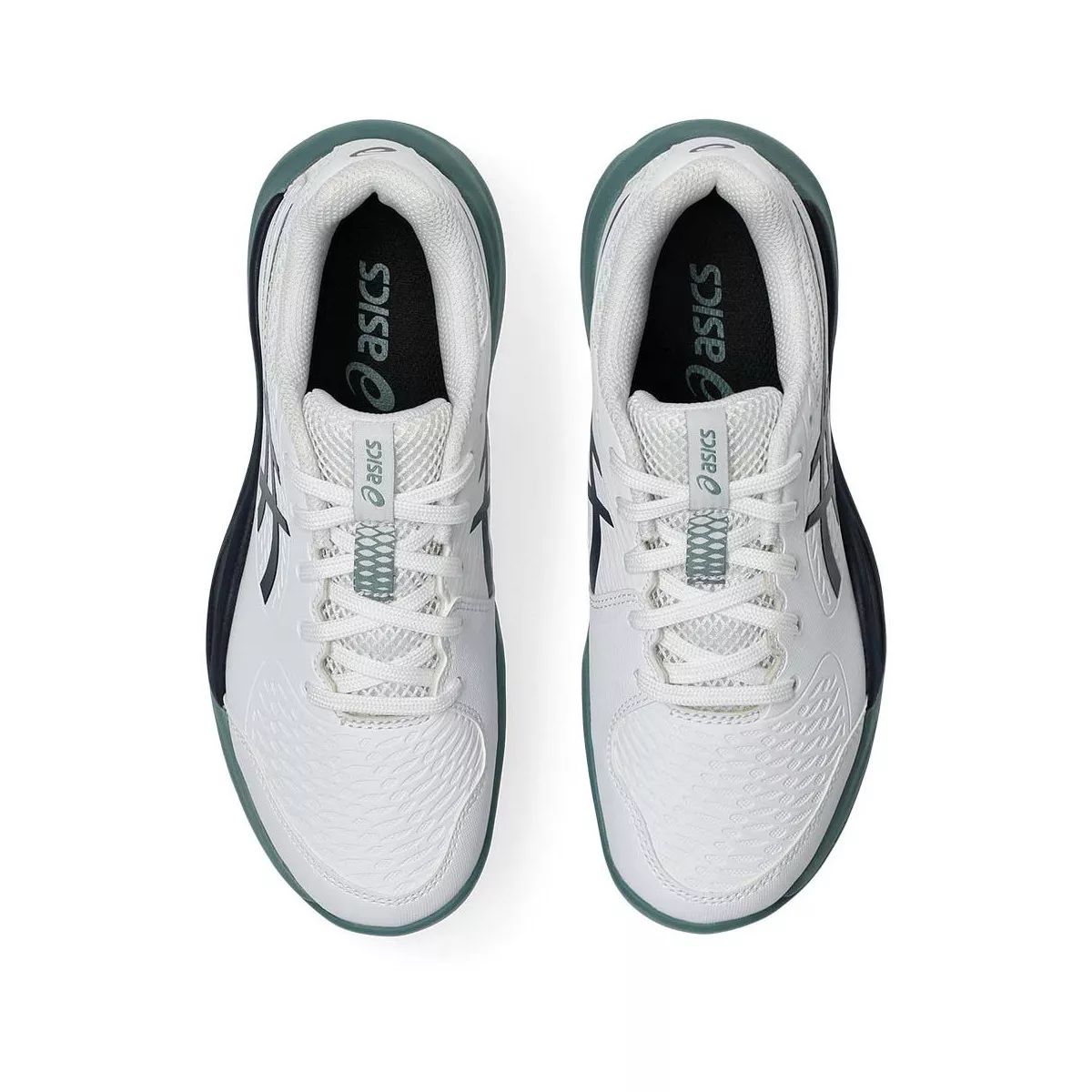 Asics Gel Resolution X GS Tennisschuhe Junior Wei&szlig; / Nachtblau