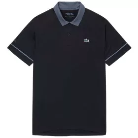Lacoste Tennis Novak Djokovic On Court Poloshirt Schwarz / Grau