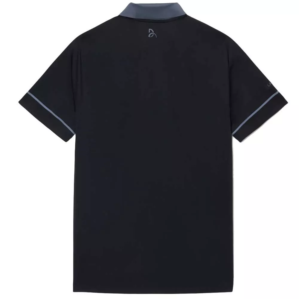 Lacoste Tennis Novak Djokovic On Court Poloshirt Schwarz / Grau