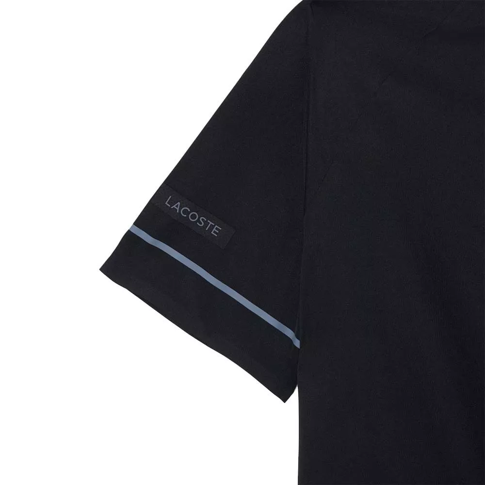 Lacoste Tennis Novak Djokovic On Court Poloshirt Schwarz / Grau