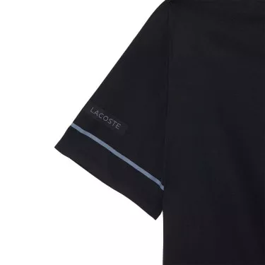 Lacoste Tennis Novak Djokovic On Court Poloshirt Schwarz / Grau