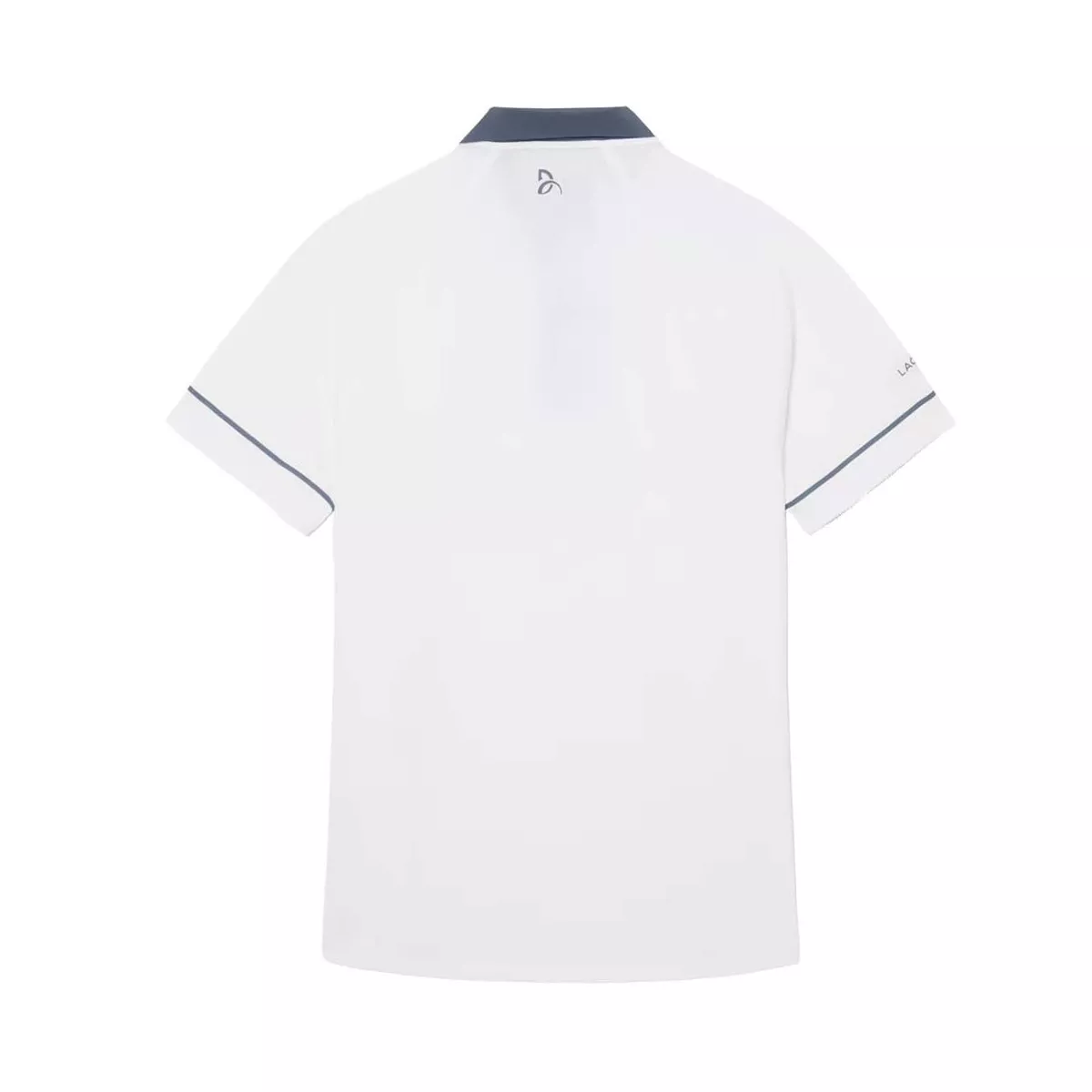 Lacoste Tennis Novak Djokovic On Court Poloshirt Wei&szlig; / Grau
