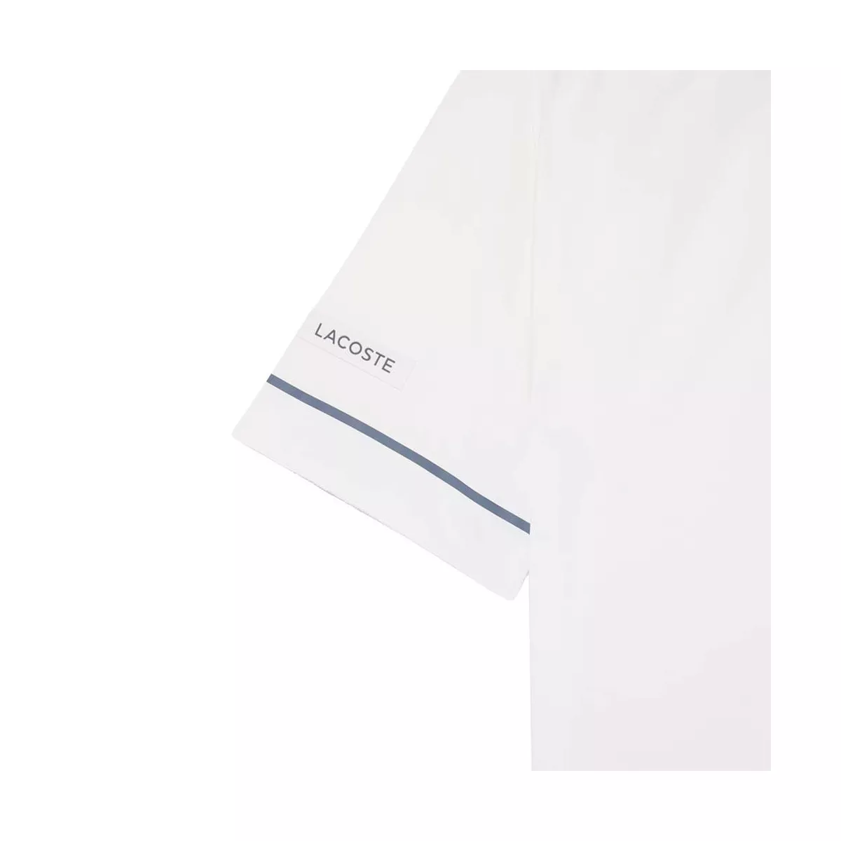 Lacoste Tennis Novak Djokovic On Court Poloshirt Wei&szlig; / Grau