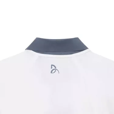 Lacoste Tennis Novak Djokovic On Court Poloshirt Wei&szlig; / Grau