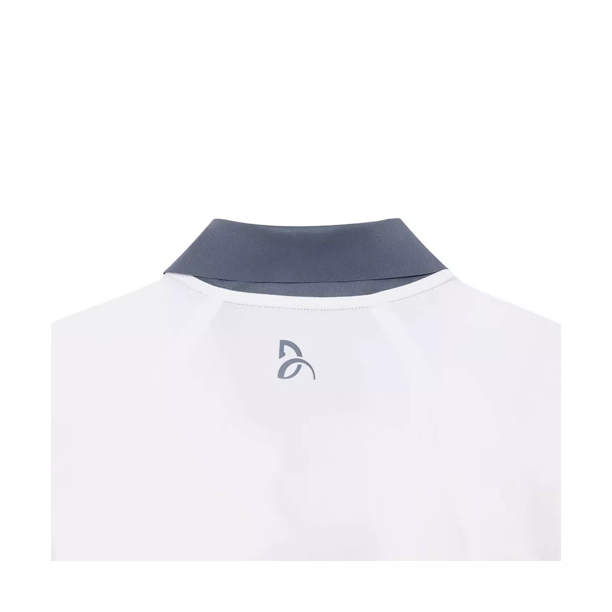 Lacoste Tennis Novak Djokovic On Court Poloshirt Wei&szlig; / Grau