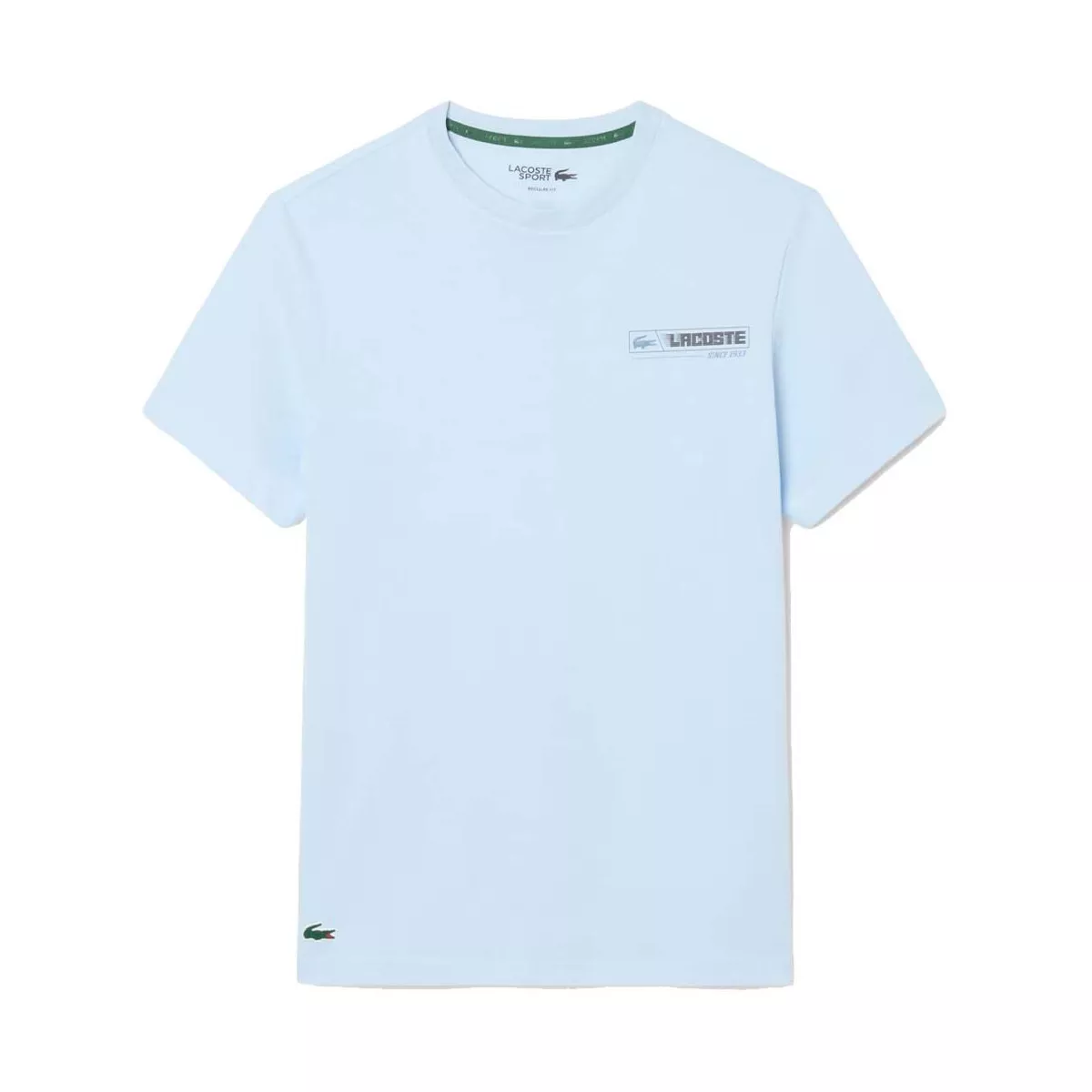Lacoste Sport Ultra Dry T-Shirt mit Print Hellblau / Blau