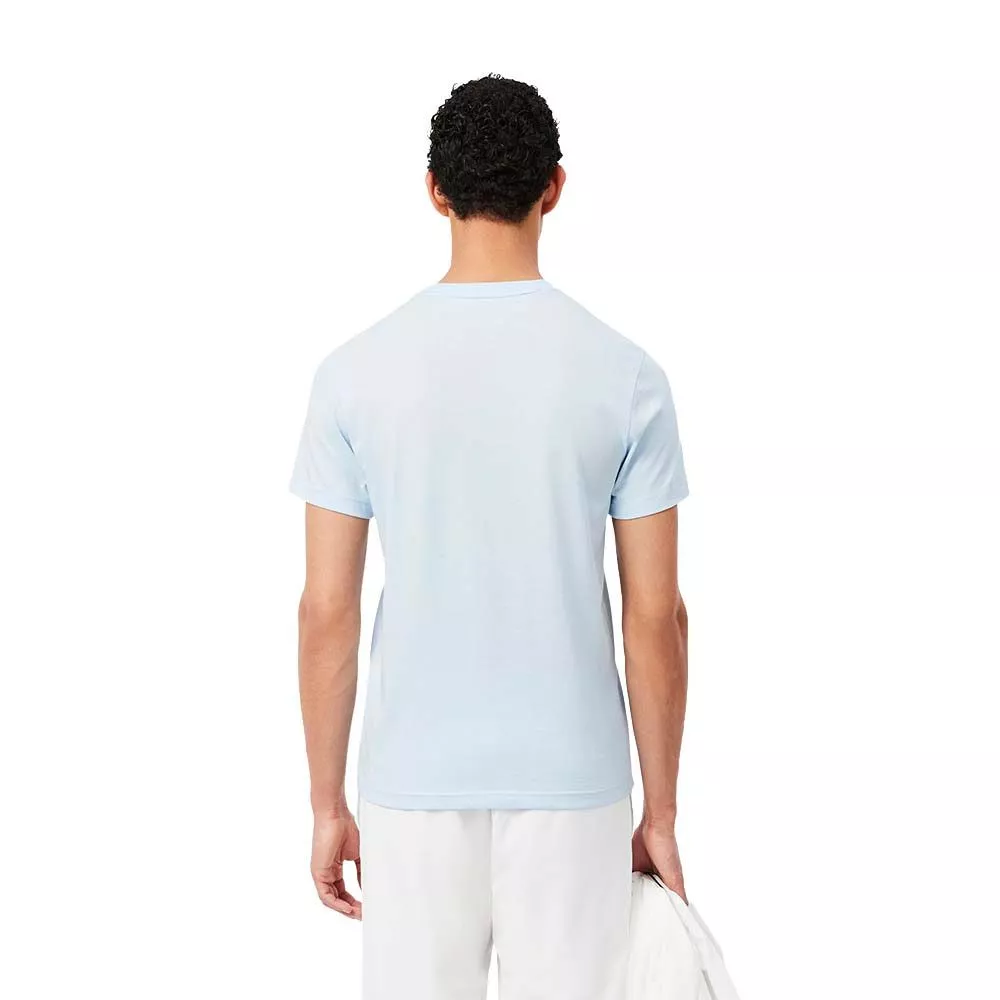 Lacoste Sport Ultra Dry T-Shirt mit Print Hellblau / Blau