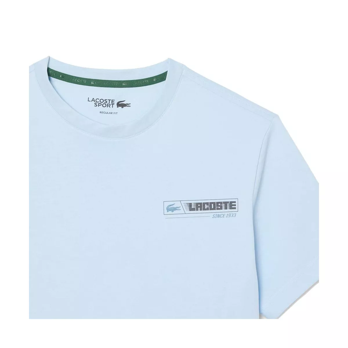Lacoste Sport Ultra Dry T-Shirt mit Print Hellblau / Blau