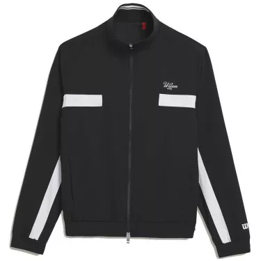 Wilson Grand Slam Jacke Herren Schwarz / Wei&szlig;