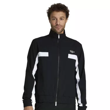 Wilson Grand Slam Jacke Herren Schwarz / Wei&szlig;