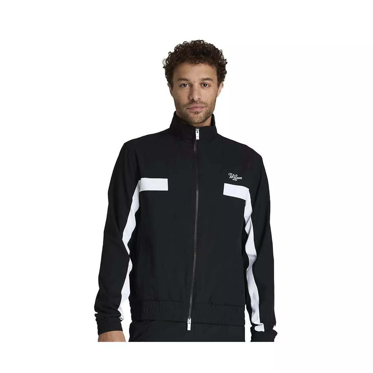 Wilson Grand Slam Jacke Herren Schwarz / Wei&szlig;