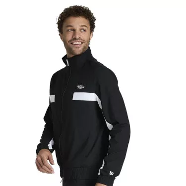 Wilson Grand Slam Jacke Herren Schwarz / Wei&szlig;