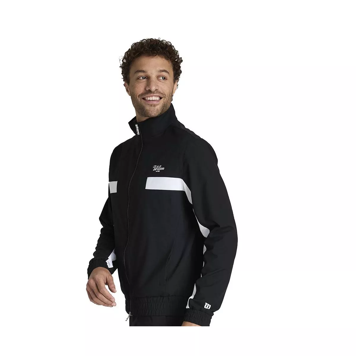 Wilson Grand Slam Jacke Herren Schwarz / Wei&szlig;