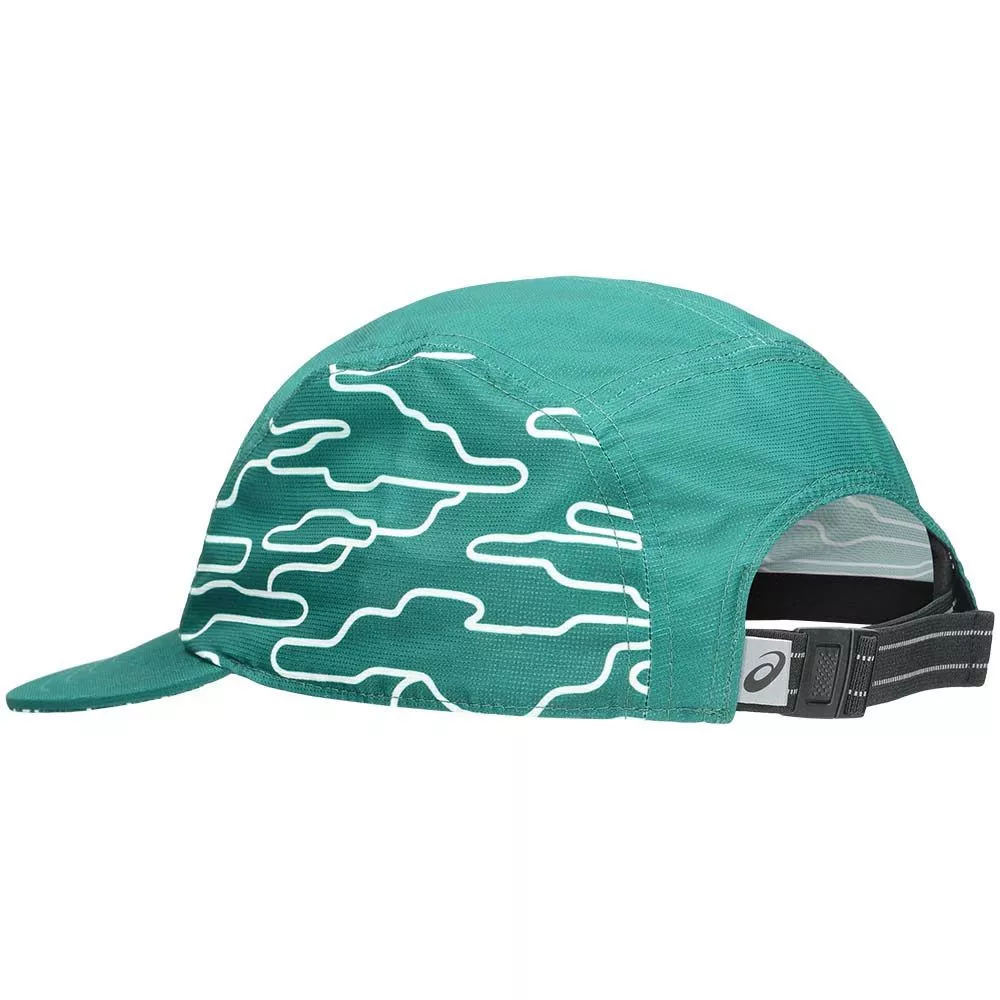 Asics Padel 5 Panel Cap Gr&uuml;n / Wei&szlig;