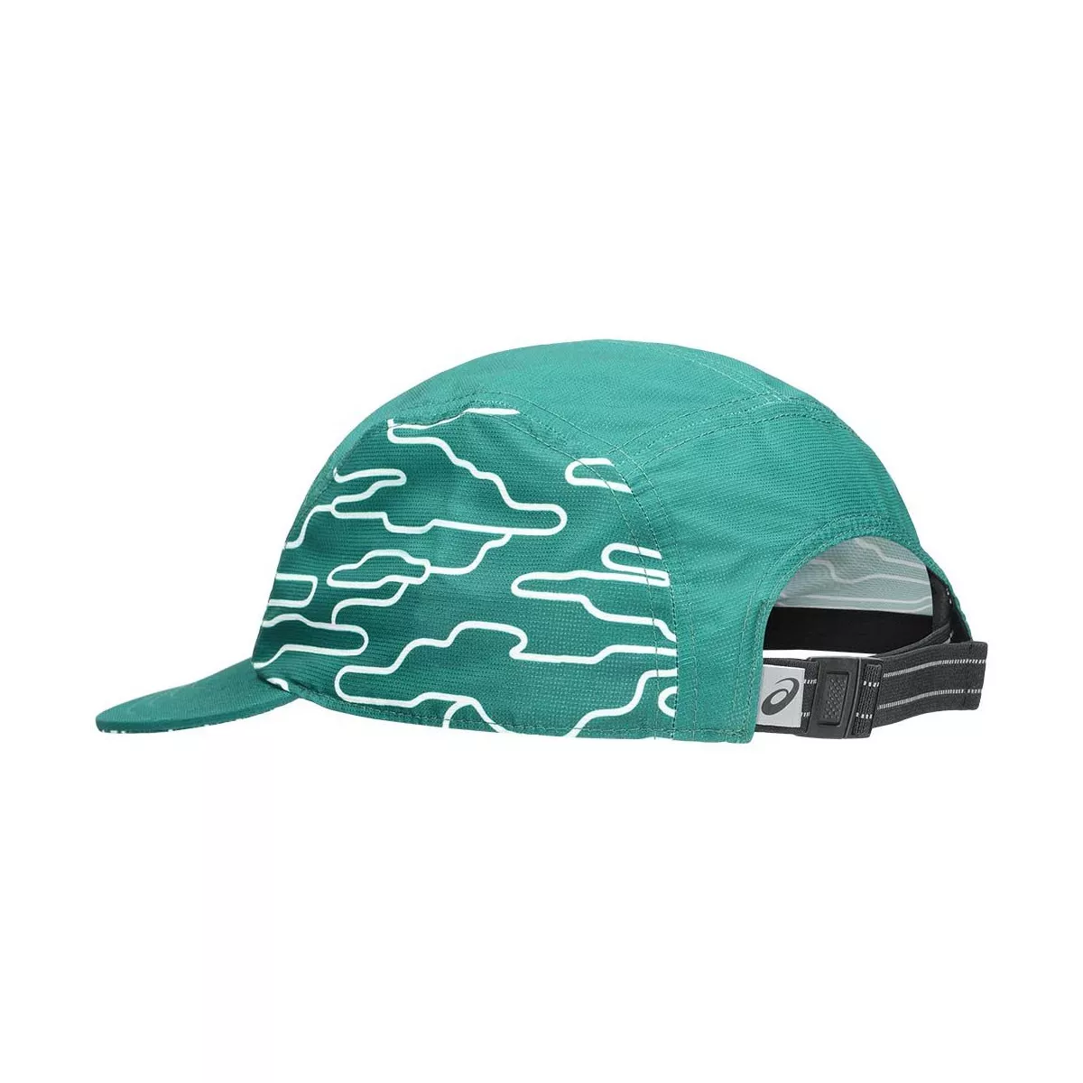 Asics Padel 5 Panel Cap Gr&uuml;n / Wei&szlig;