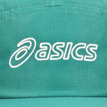 Asics Padel 5 Panel Cap Gr&uuml;n / Wei&szlig;